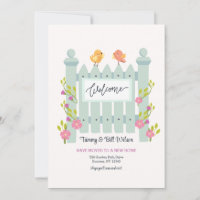 Bienvenue Faire-part de déplacement de porte