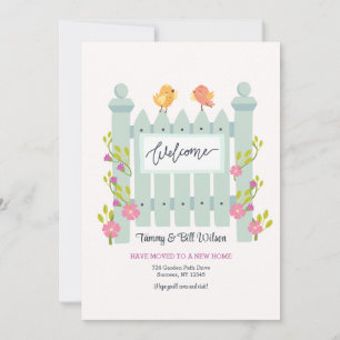 Bienvenue Faire-part de déplacement de porte