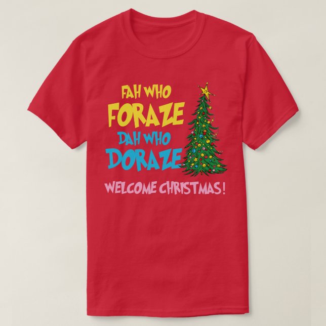 Bienvenue Noël TShirt (Design devant)