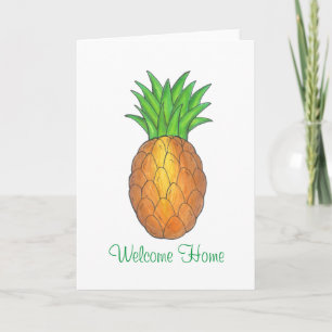 Bienvenue Nouvelle carte d'ananas domestique