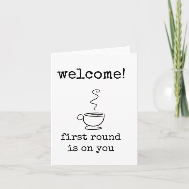 Bienvenue Nouvelle carte d'employé (Devant)