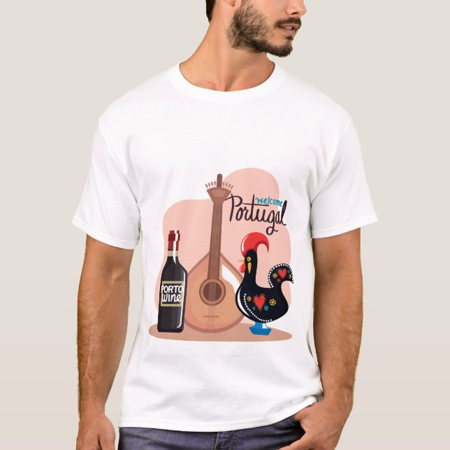 Bienvenue Portugal T-shirt (Devant)
