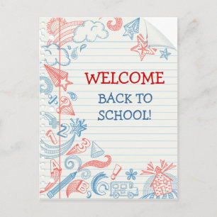 Bienvenue Retour à la carte postale de l'école