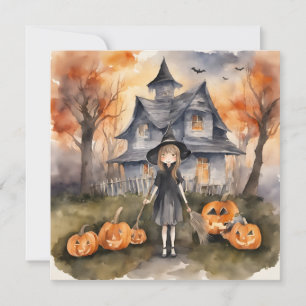 Bienvenue Sorcière AI Généré Invitation de fête