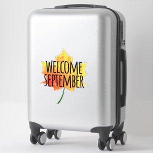 Bienvenue Sticker Septembre