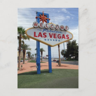 Bienvenue sur Fabulous Las Vegas HDR Cartes postal