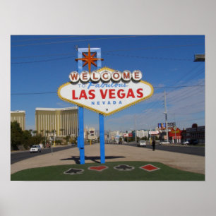 Bienvenue sur Fabulous Las Vegas Poster Print