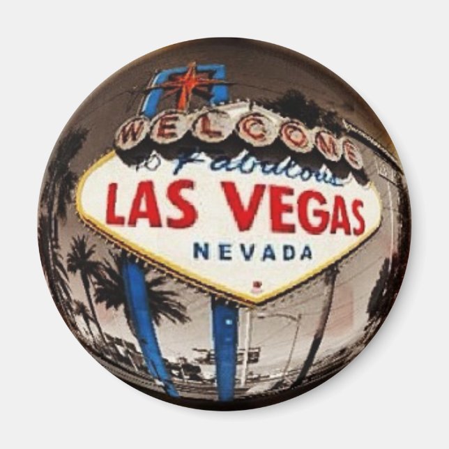Bienvenue sur Fabulous Las Vegas Sign Magnet (Devant)
