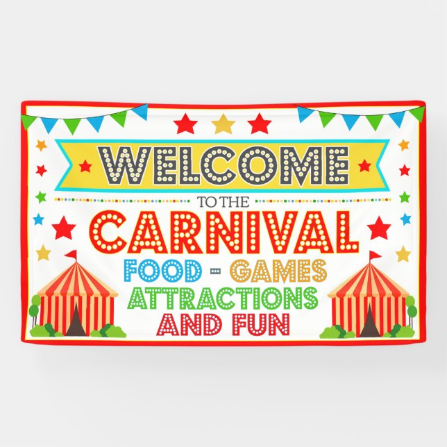 Bienvenue sur la bannière du Carnaval (Horizontal)