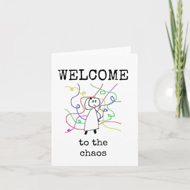 Bienvenue sur la carte Chaos, nouvel employé, coll (Devant)