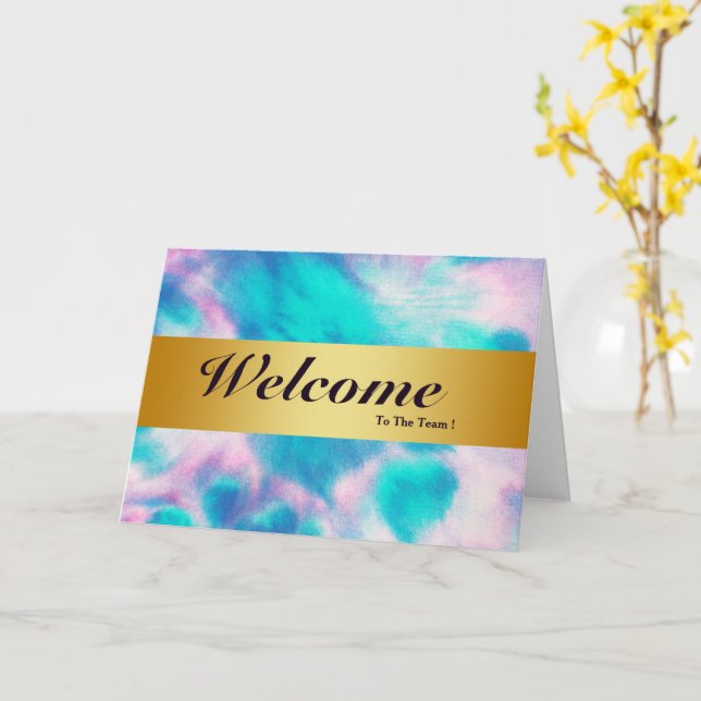 Bienvenue Sur La Carte De Vente D'Or Minimal Team (Fleur jaune)