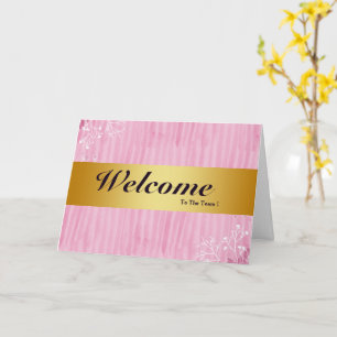 Bienvenue Sur La Carte De Vente D'Or Minimal Team