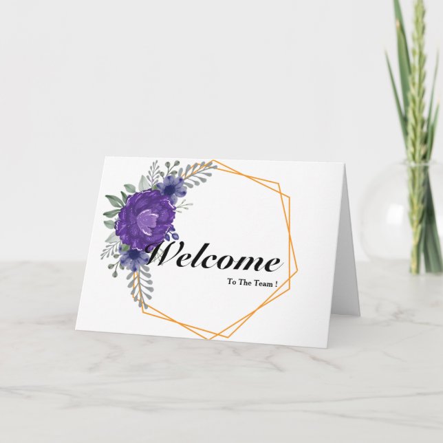 Bienvenue Sur La Carte D'Équipe (Devant)