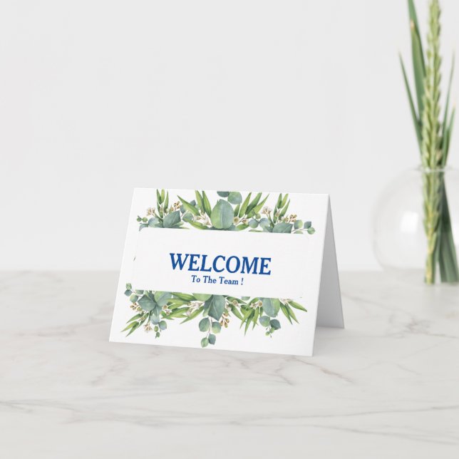 Bienvenue Sur La Carte D'Équipe (Devant)