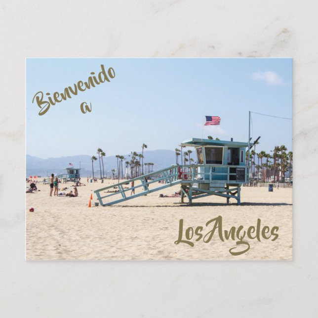 Bienvenue sur la carte postale de Los Angeles (Devant)