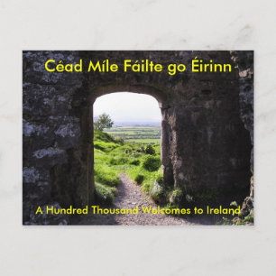 Bienvenue sur la carte postale Irlande