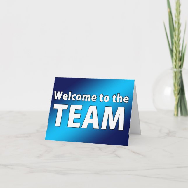 Bienvenue Sur La Carte Postale Team (Devant)