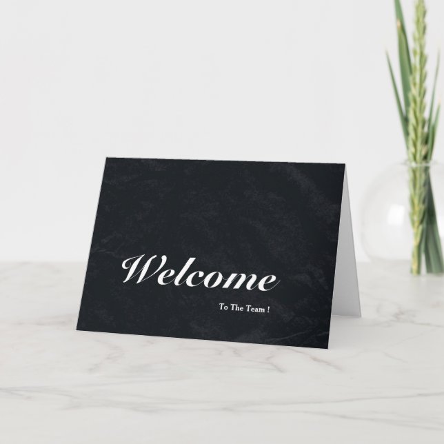 Bienvenue Sur La Carte Postale Team Chalkboard (Devant)