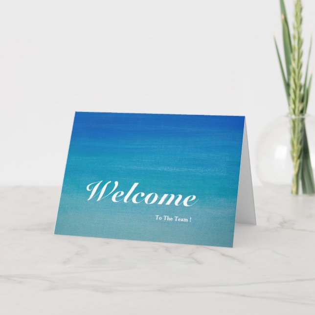 Bienvenue Sur La Carte Postale Team White (Devant)