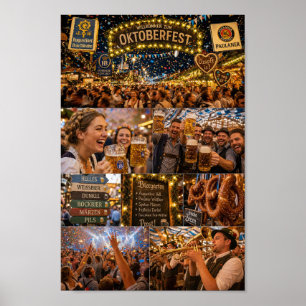 Bienvenue sur le poster de la nuit de l'Oktoberfes
