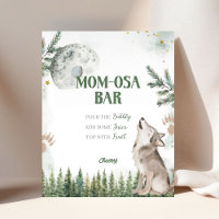 Bienvenue sur le poster du bar Momosa de la forêt