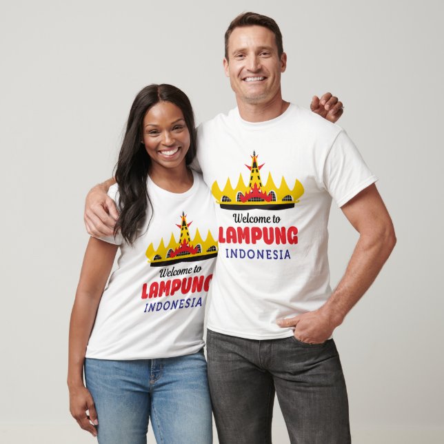 Bienvenue sur le T-Shirt de Lampung (Unisexe)