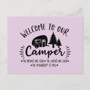 Bienvenue sur notre carte postale de campeur
