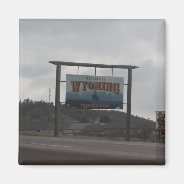 Bienvenue sur Wyoming Magnet (Devant)