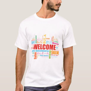 Bienvenue T-shirt différentes langues