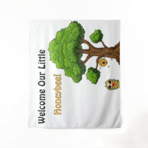 Bienvenue Tapisserie de Baby Shower pour Notre Pet