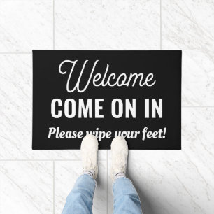 Bienvenue Venez Dans Un Tapis Extérieur Personnali