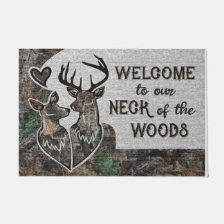 Bienvenue vintage À Notre Cou Du Tapis De Bois