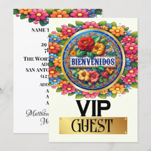 BIENVENUS Invitation pour hôte VIP