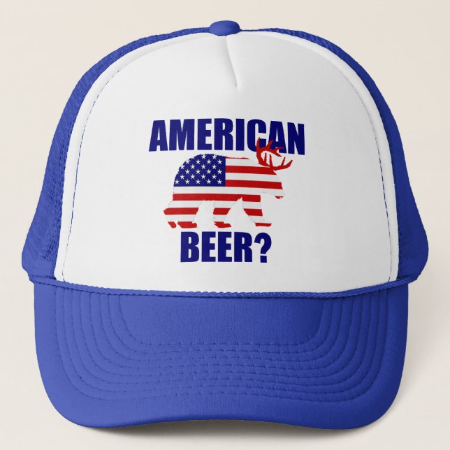 Bière américaine ?  Casquette de cerfs communs (Devant)
