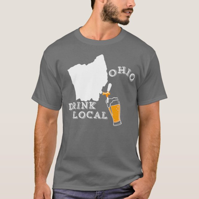 Bière artisanale locale Ohio Boire T-shirt local (Devant)