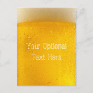 BIÈRE carte postale personnalisée
