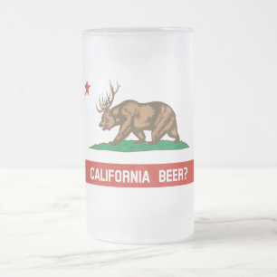 Bière de la Californie ? Tasse de bière givrée