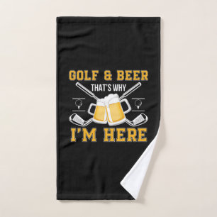 Bière Drinker Golf Et Bière Anniversaire