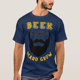 Bière fait la barbe croissance classique TShirt