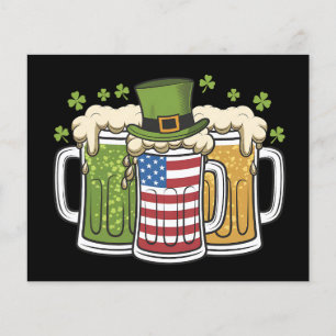 Bière irlandaise Irlande États-Unis Drapeau améric