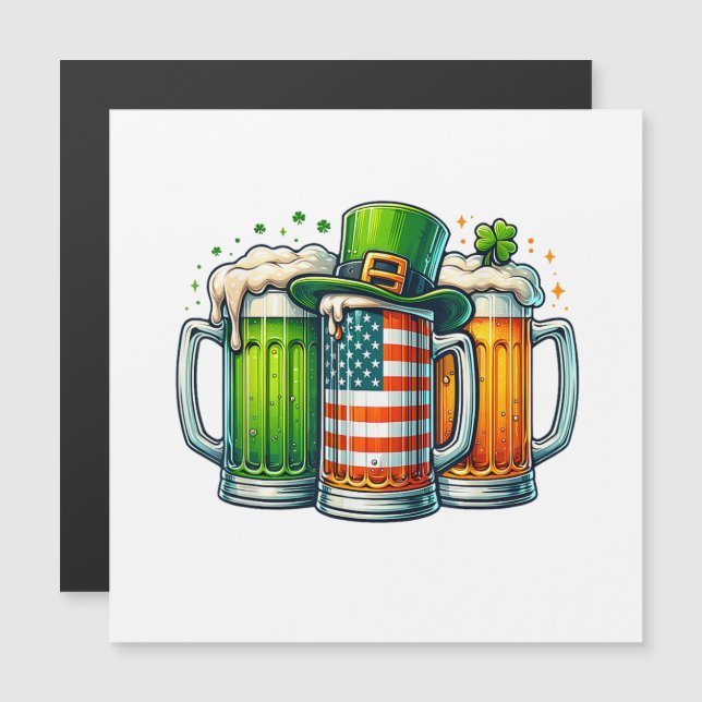 Bière Irlandaise Irlande Fête de la Saint-Patrick  (Devant / Derrière)