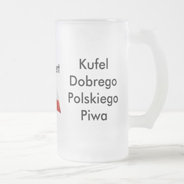 Bière polonaise Mug (Droit)