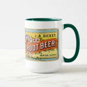 Bière racine Vintage de Dickey - Mug
