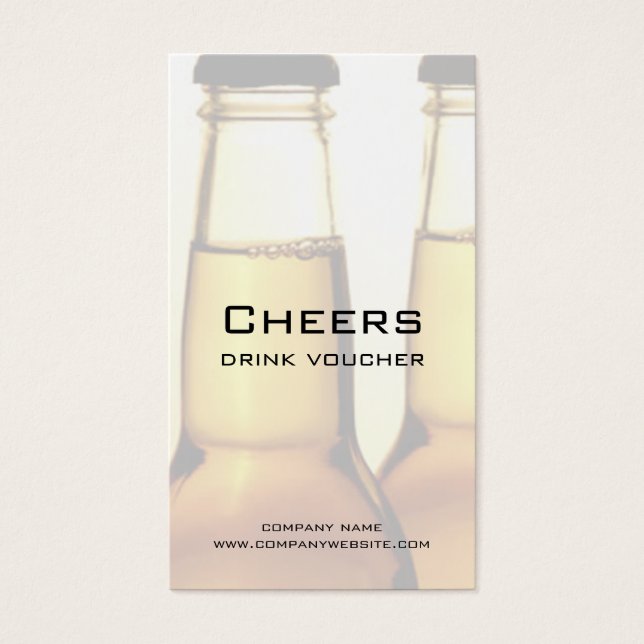 Bière Restaurant ou brasserie Ventilateur Cartes (Devant)