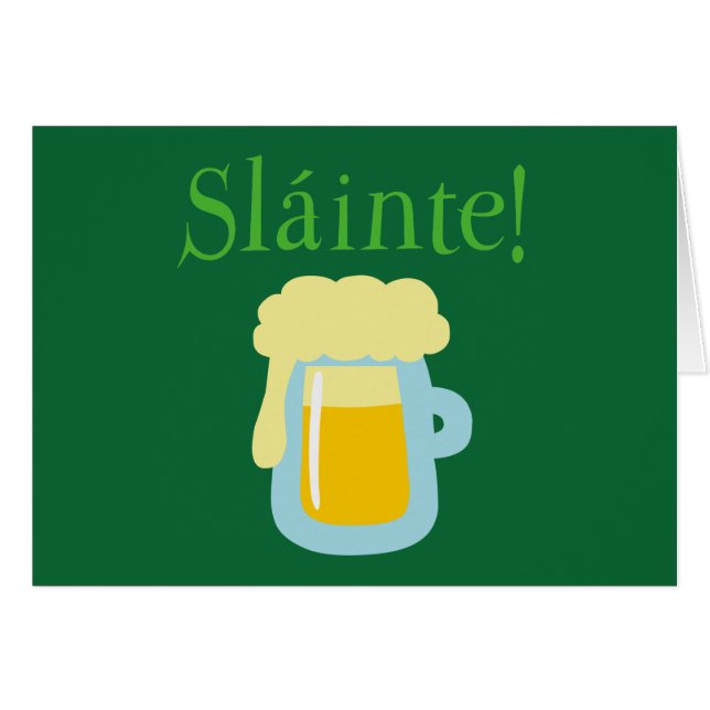 Bière Sláinte (Devant horizontal)