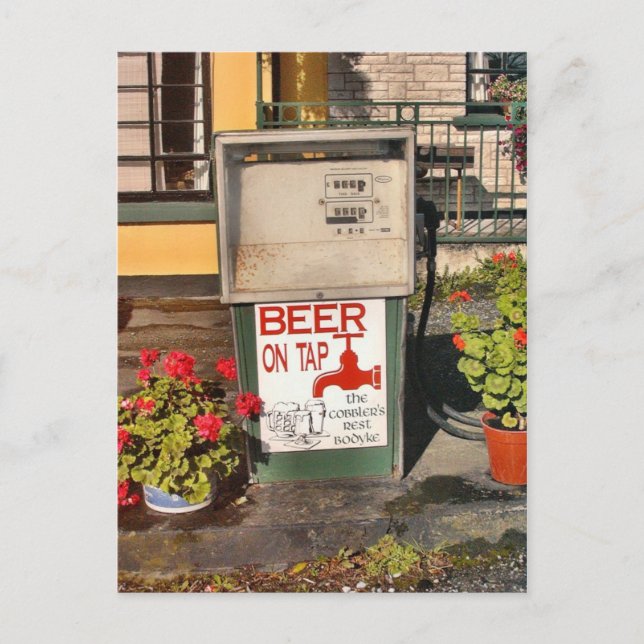 Bière sur carte postale Tap (Devant)