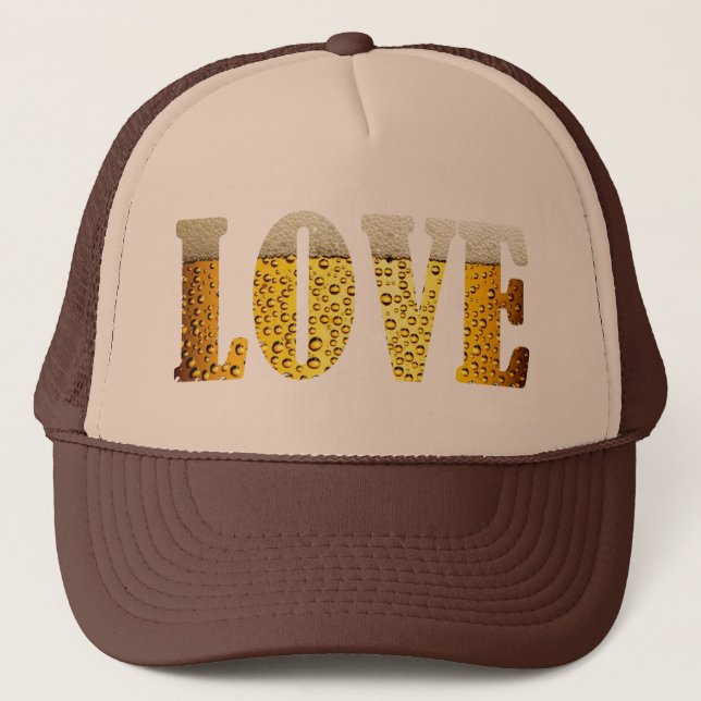 Bière sur le casquette de cerveau (Devant)