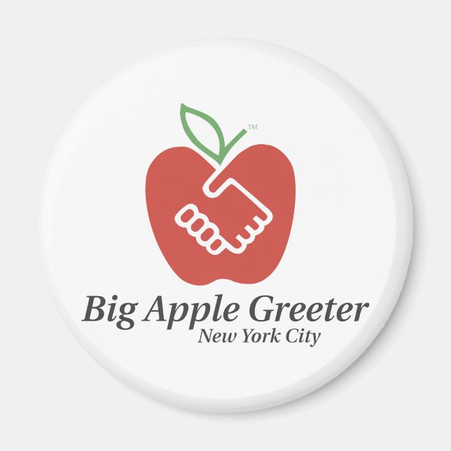 Big Apple Greeter, Inc. Magnet (Devant)