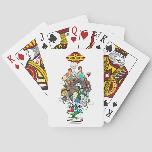 Big Bang - cartes de jeu de Von Coin (dos)