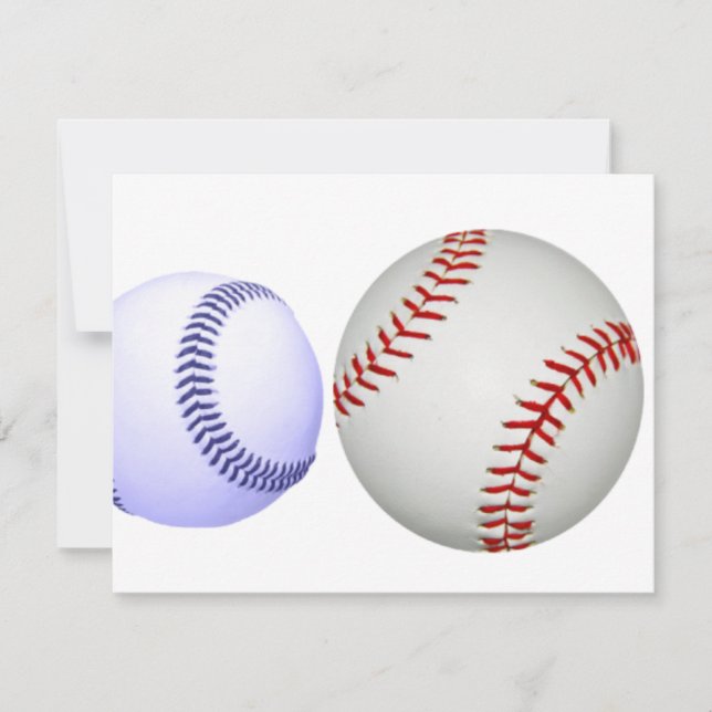 Big Baseball Bal Bleu plus petit (Devant)